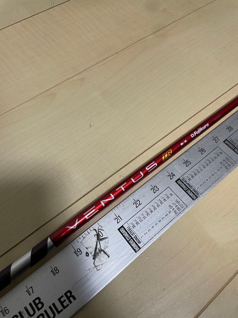 303 フジクラ　ベンタスレッドTR 6X キャロスリーブ付　ドライバー用