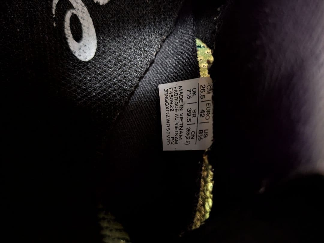 asics MAGIC SPEED2 26.5cm セーフティイエロー×ホワイト