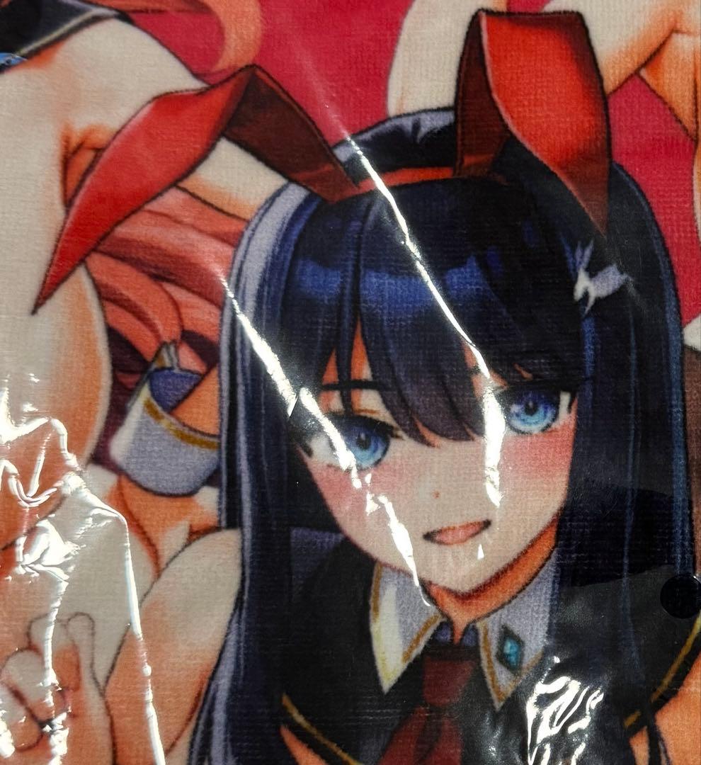 みるくふぁくとりー　c106限定　うさみみフード付きタオル