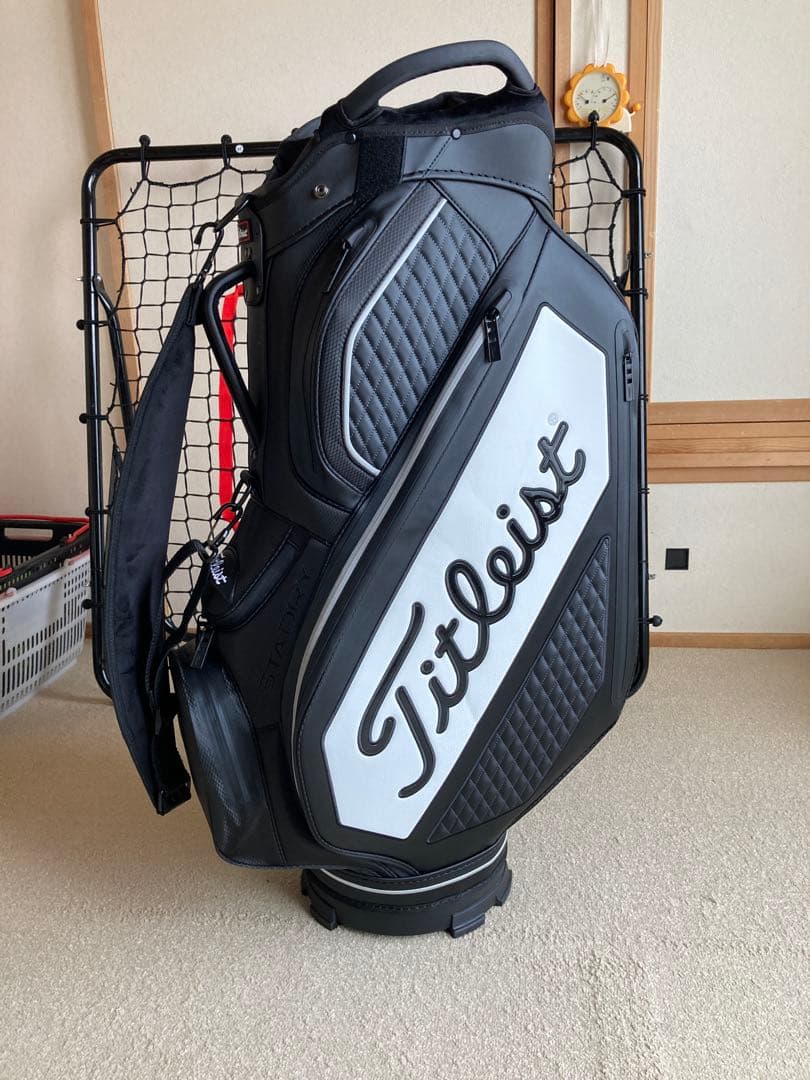 Titleist キャディバッグ ブラック・ホワイト