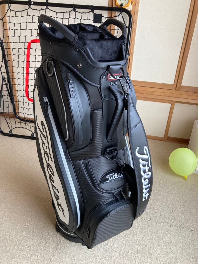 Titleist キャディバッグ ブラック・ホワイト