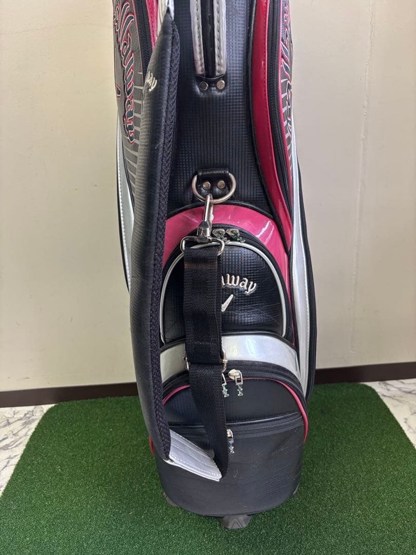 Callaway（キャロウェイ） キャディバッグ　黒×ピンク×シルバー
