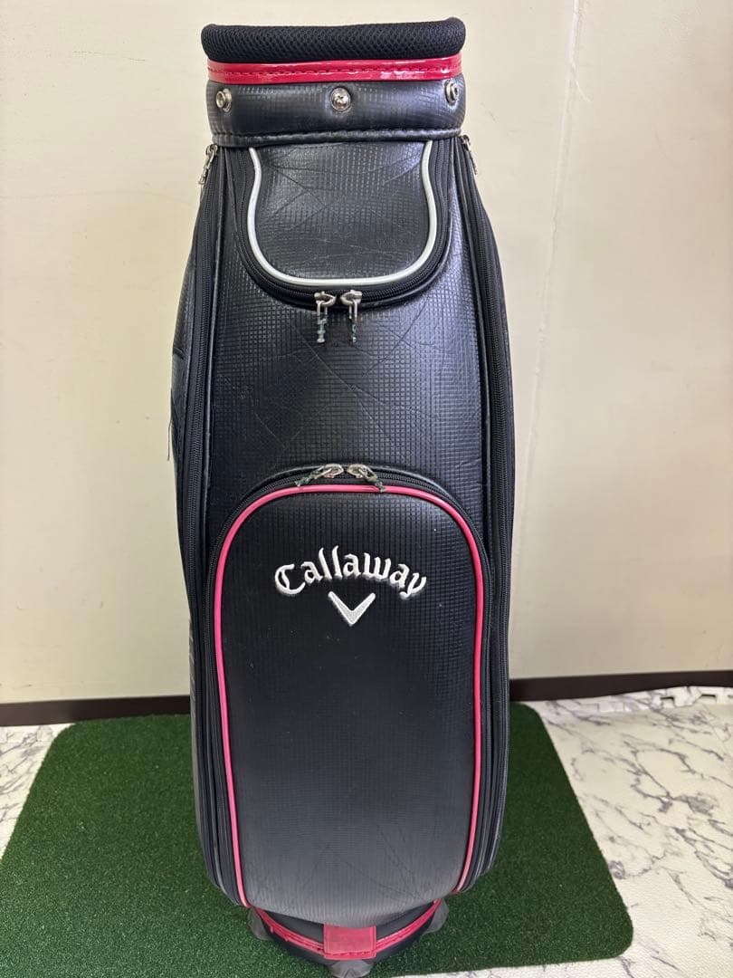 Callaway（キャロウェイ） キャディバッグ　黒×ピンク×シルバー