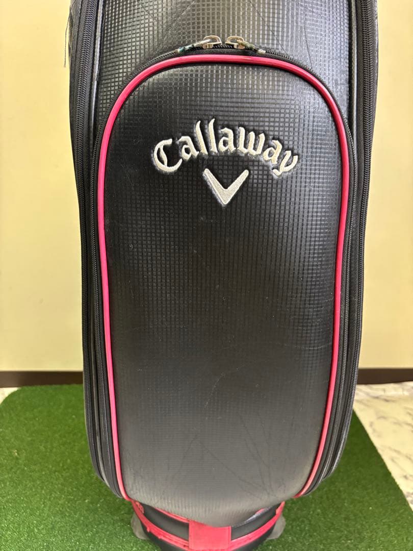 Callaway（キャロウェイ） キャディバッグ　黒×ピンク×シルバー