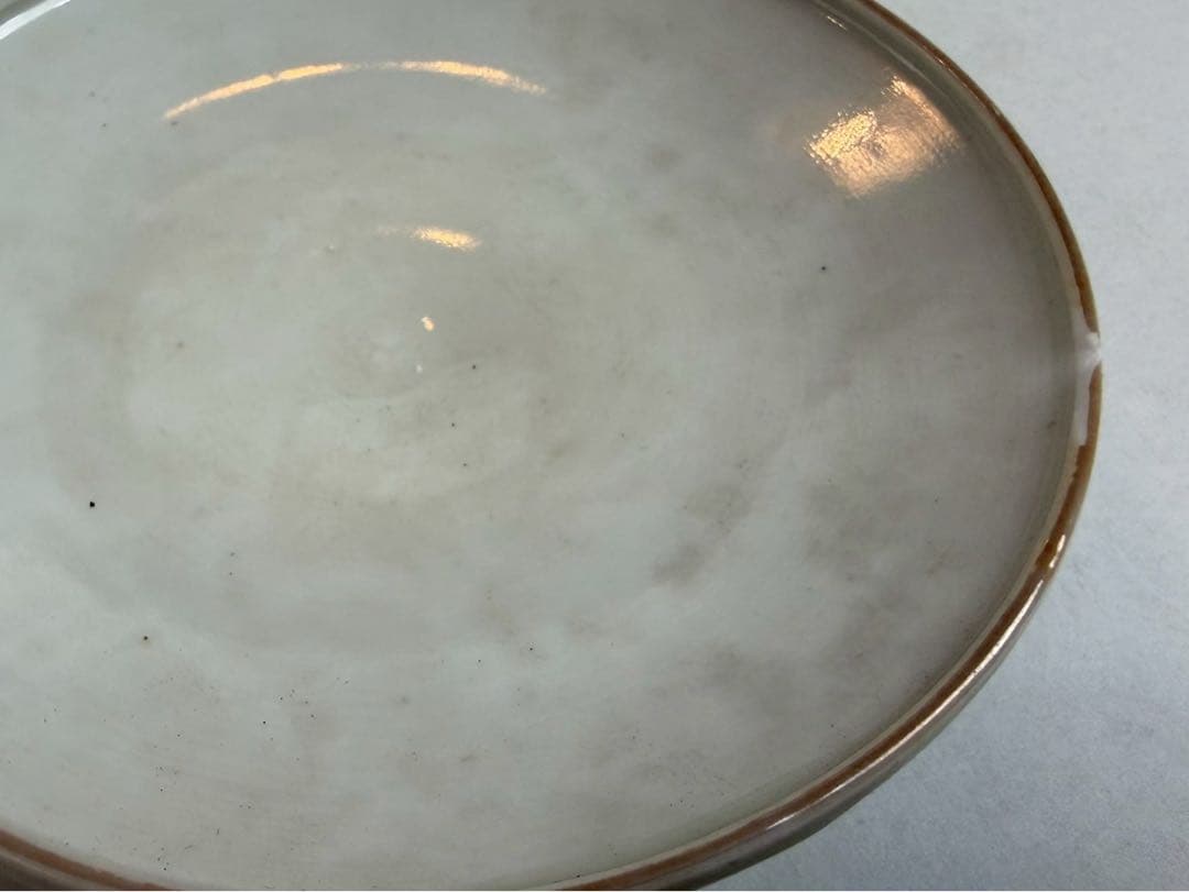 有田焼き　古伊万里　赤茶碗　蓋付き　色絵　5つ　NO.04