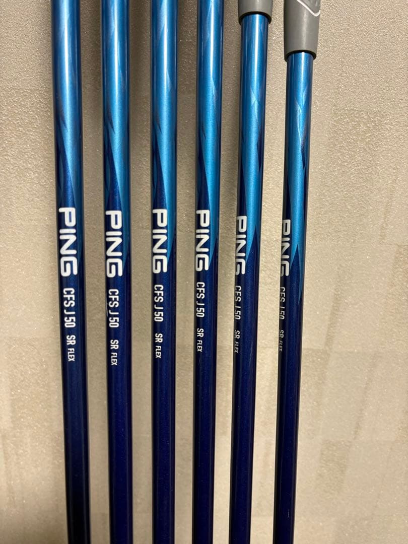 レフティ！PING iアイアンセット6本カーボンフレックスSR