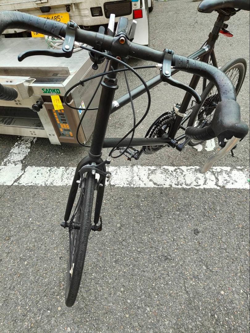 ブラック ミニベロ 自転車