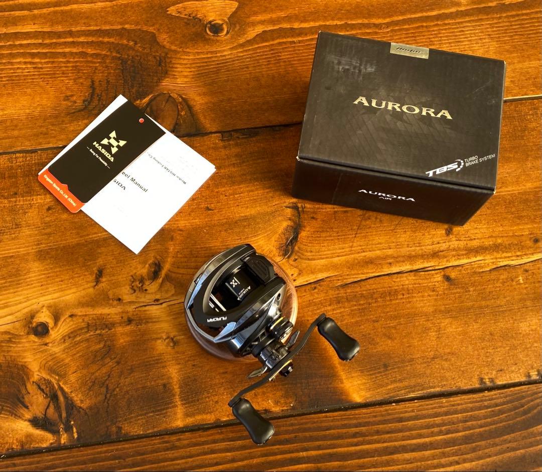AURORA AIR ベイトフィネスリール　ベイトリール　渓流釣り　軽量　28φ