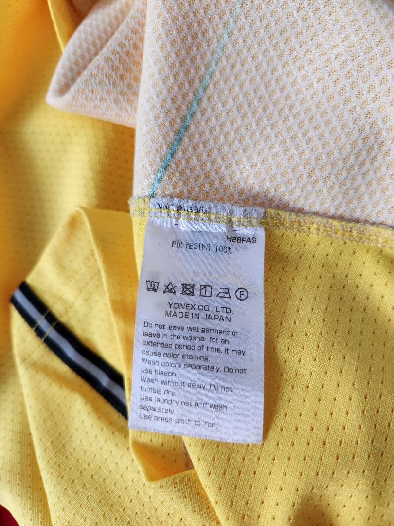 YONEXヨネックス日本代表着用モデル選手支給品実業団 桃田賢斗ノースリーブ