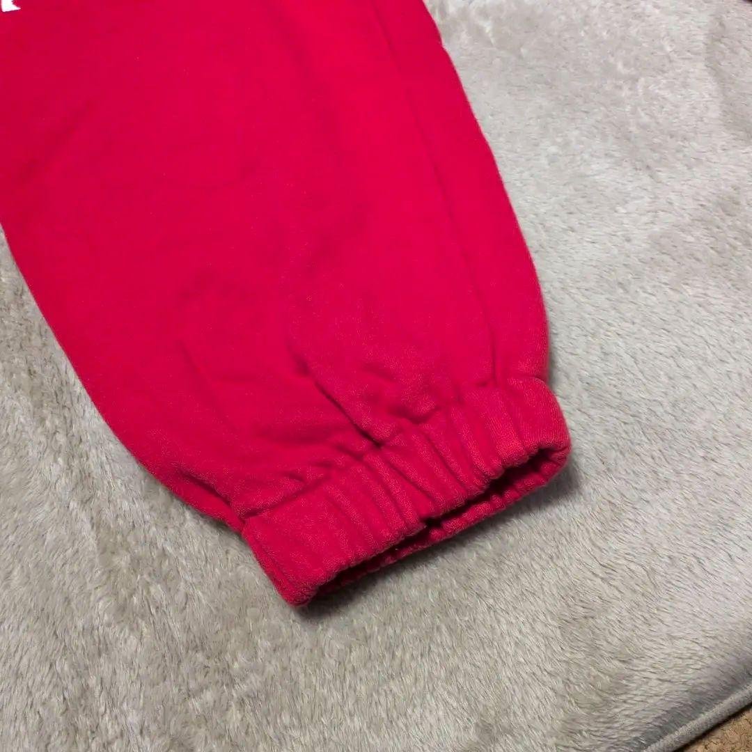 クラップ clap スウェットパンツ レオパード柄 赤 リラックスパンツ