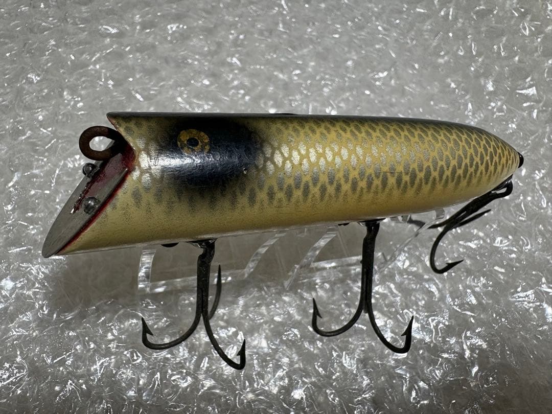 オールドヘドン　バサー 金目　1950年代　レア配色　HEDDON BASSER