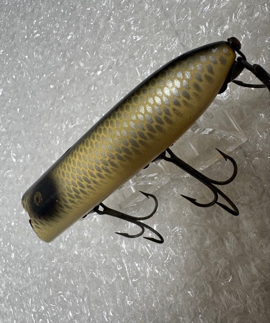 オールドヘドン　バサー 金目　1950年代　レア配色　HEDDON BASSER