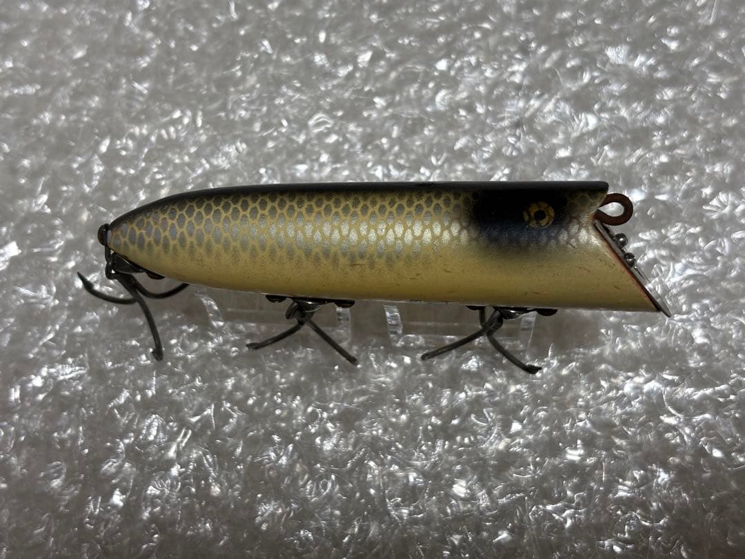 オールドヘドン　バサー 金目　1950年代　レア配色　HEDDON BASSER