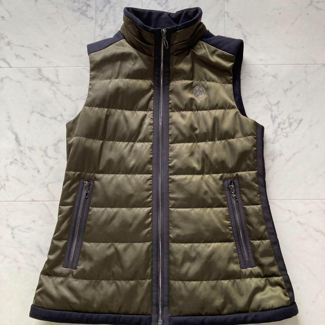 定価64900円【新品】レディース36ランバンスポール フルジップ中綿ベスト黒