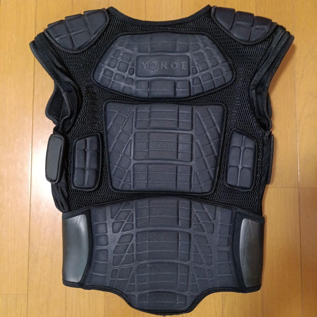 YOROI パッド入りプロテクター Mサイズ ブラック