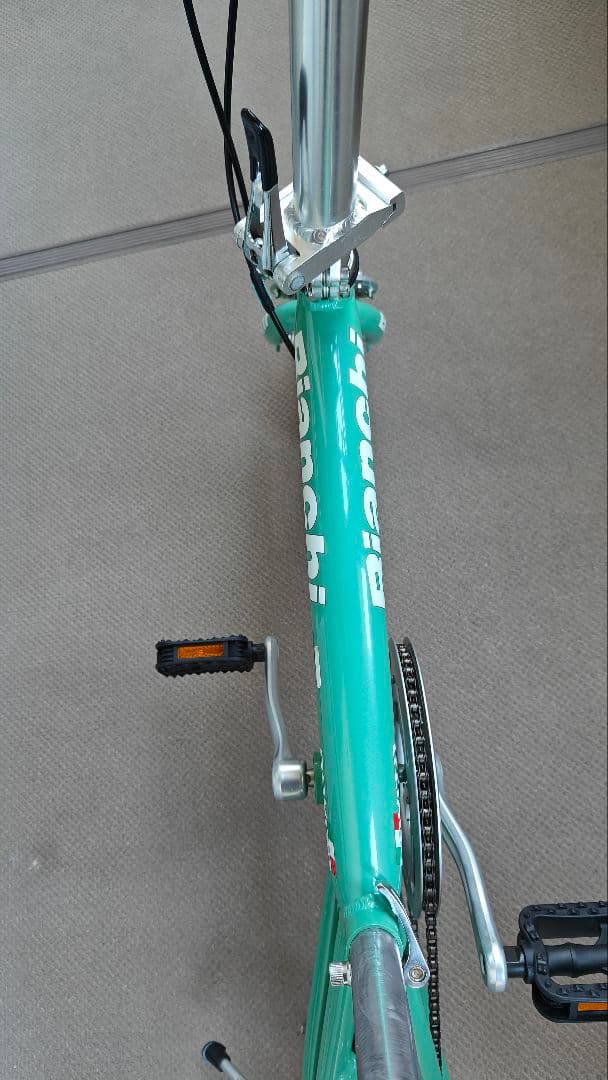 極美車☆ビアンキノビタBianchi novita折り畳み自転車送料込み☆激レア
