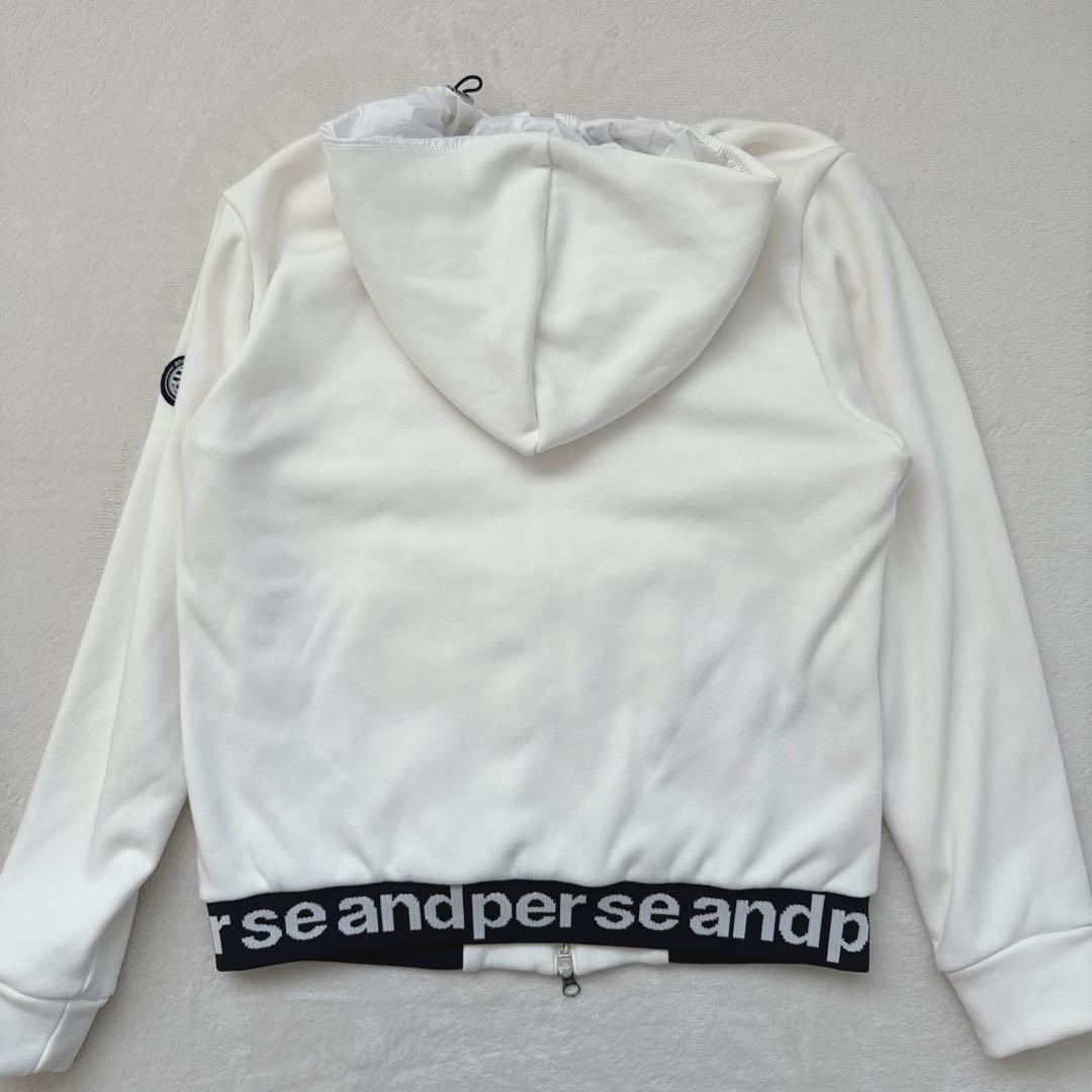 【and per se 】 アンパスィ レディース ジップパーカー　L