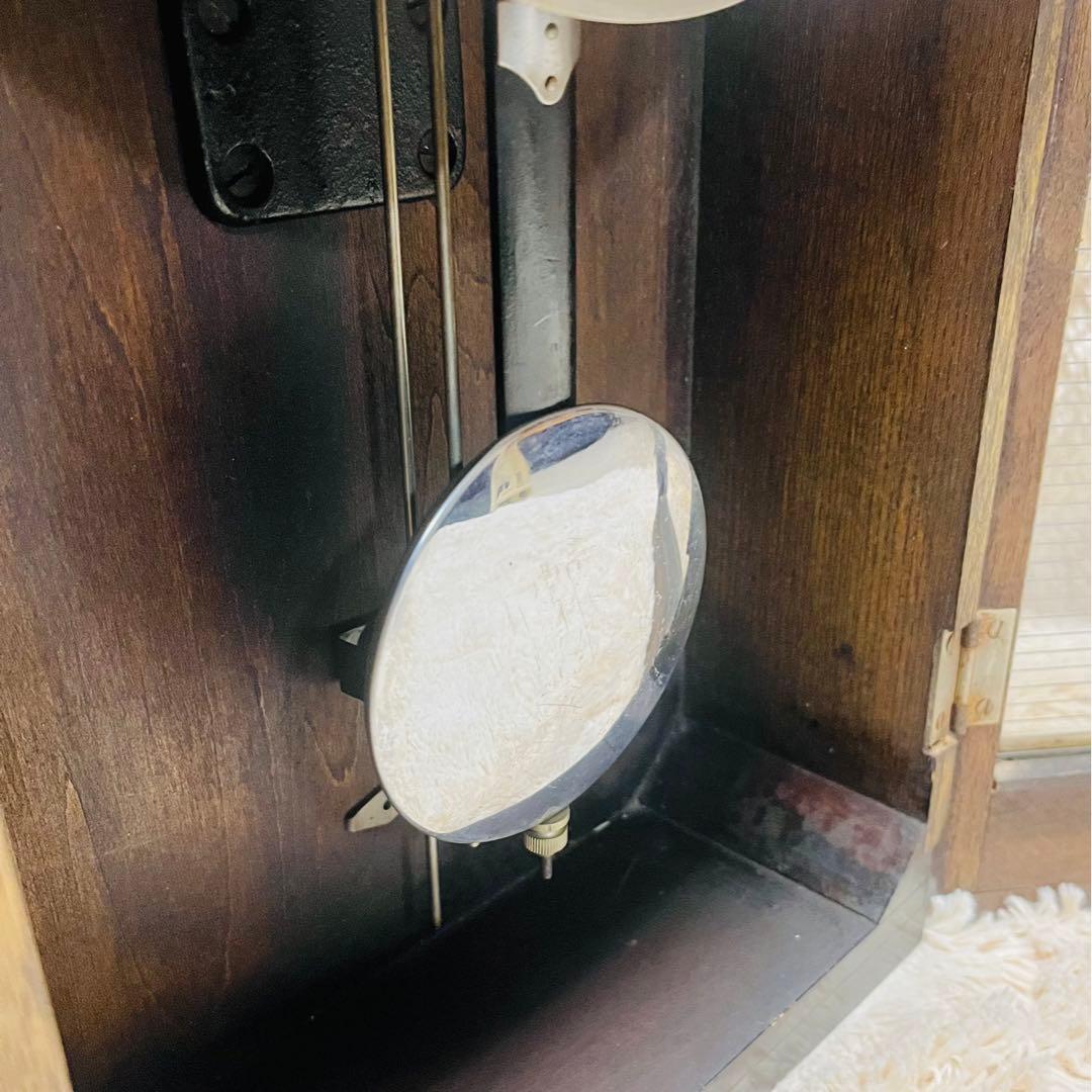 【 ジャンク品 】 柱時計 昭和レトロ