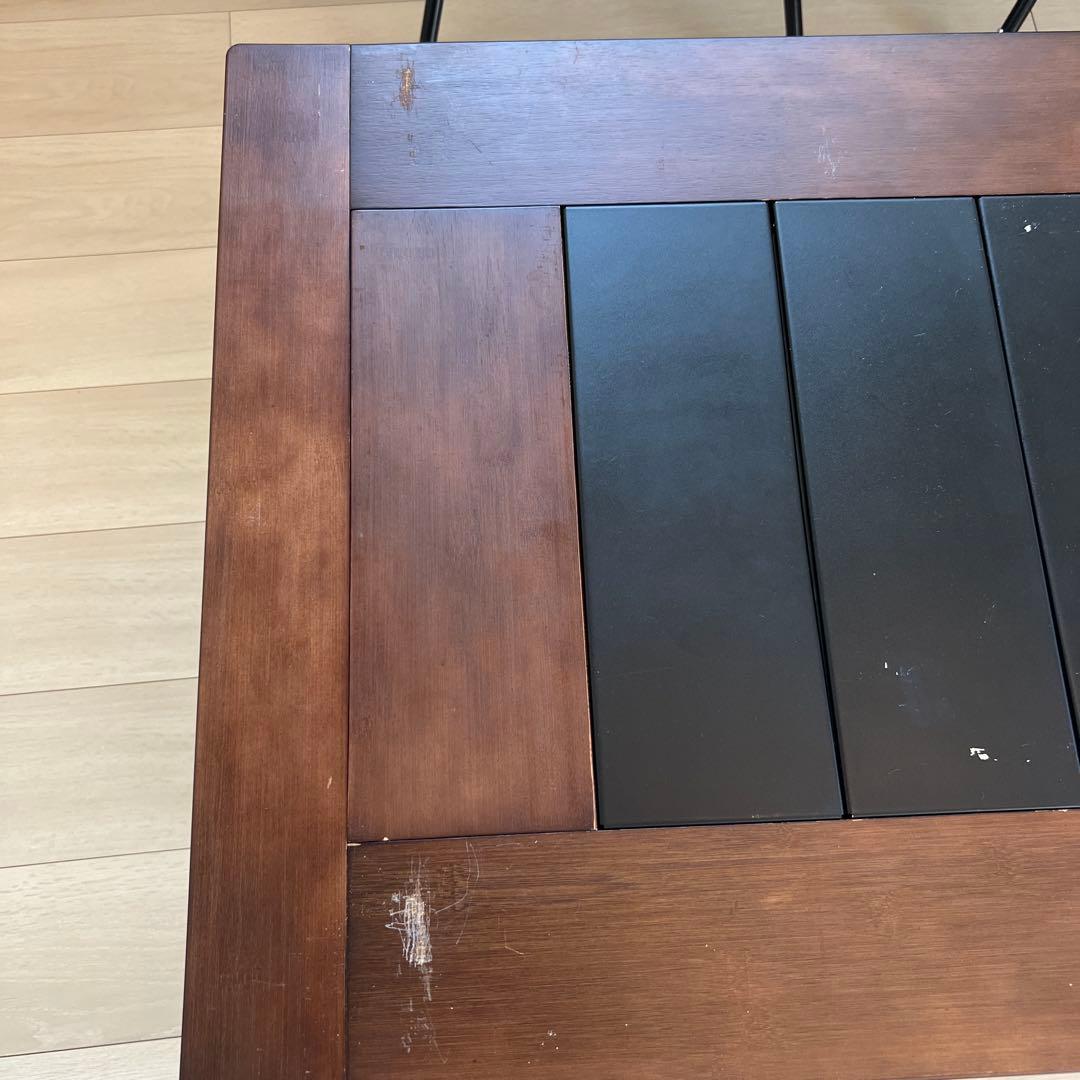 ハイランダーシェフテーブルダークブラウンHCT-029
