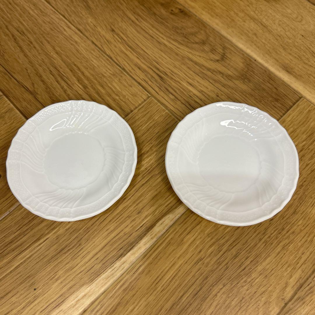 リチャードジノリ　ベッキオホワイト ピクルスオーバル23cm 豆皿　2枚セット