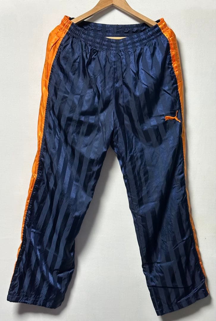 【中古状態良好】PUMAストライプ柄ジャージ上下セット(183cm〜185cm)