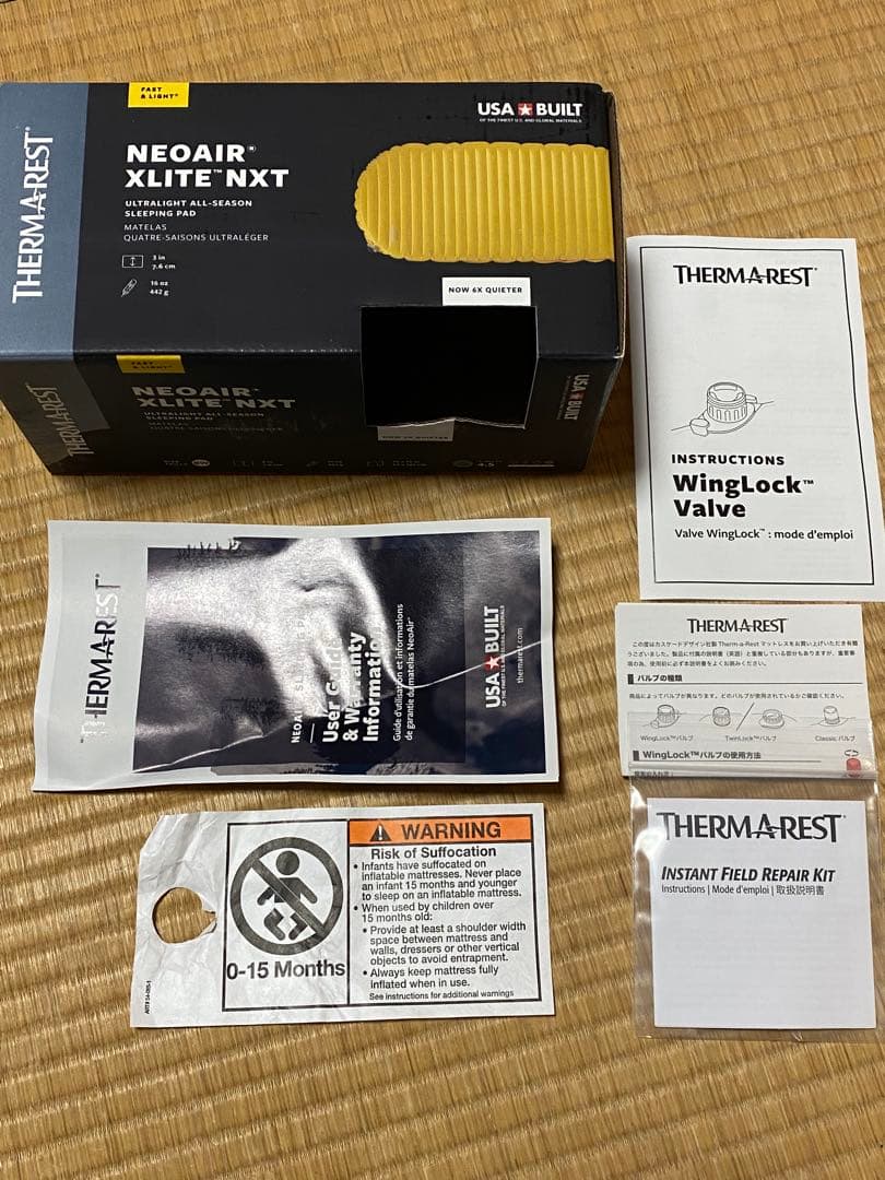 美品 ThermaRest ネオエアーXライト NXT RWレギュラーワイド