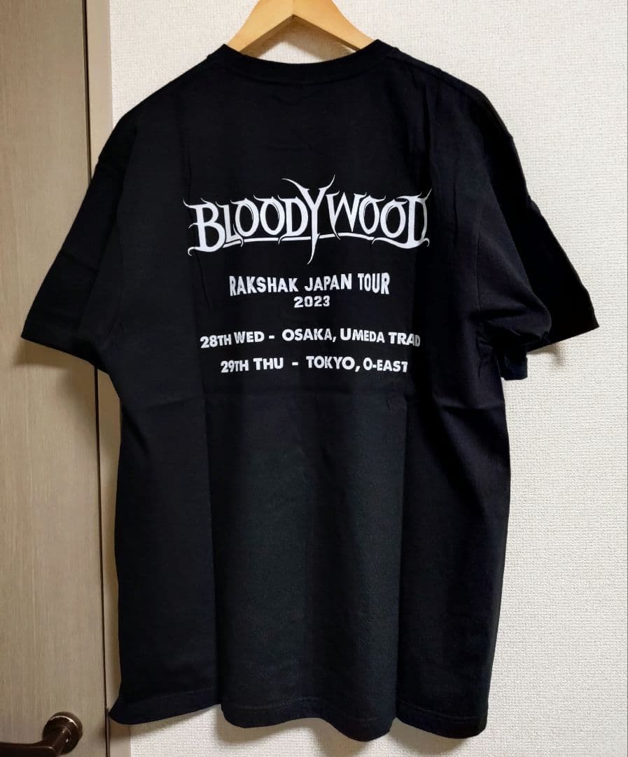 【美品】BLOODYWOOD 2023来日公演 ツアーTシャツ【XL】