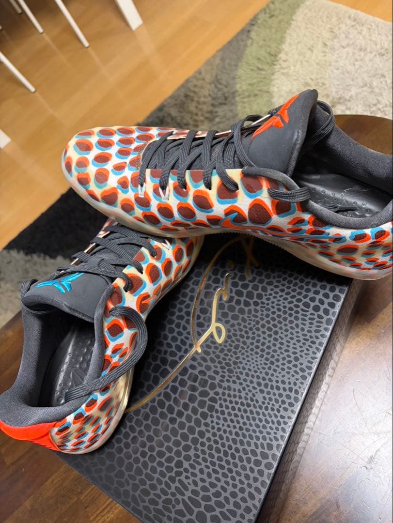 Kobe 8 System シューズ オレンジ/ブルー