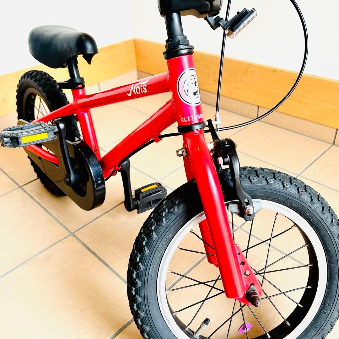 【室内保管・良品】NOiS KIDS 14インチ レッド キッズバイク
