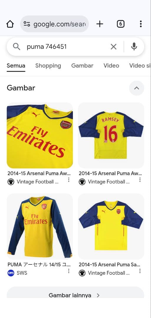 ウェア Arsenal 14-15 Away shirt Puma Longsleeve