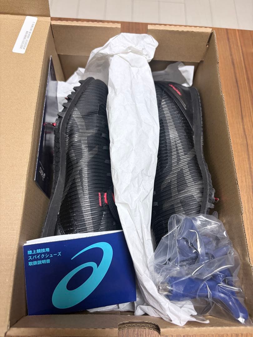 pillow 　asics HEATFLAT スパイクシューズ　26.5