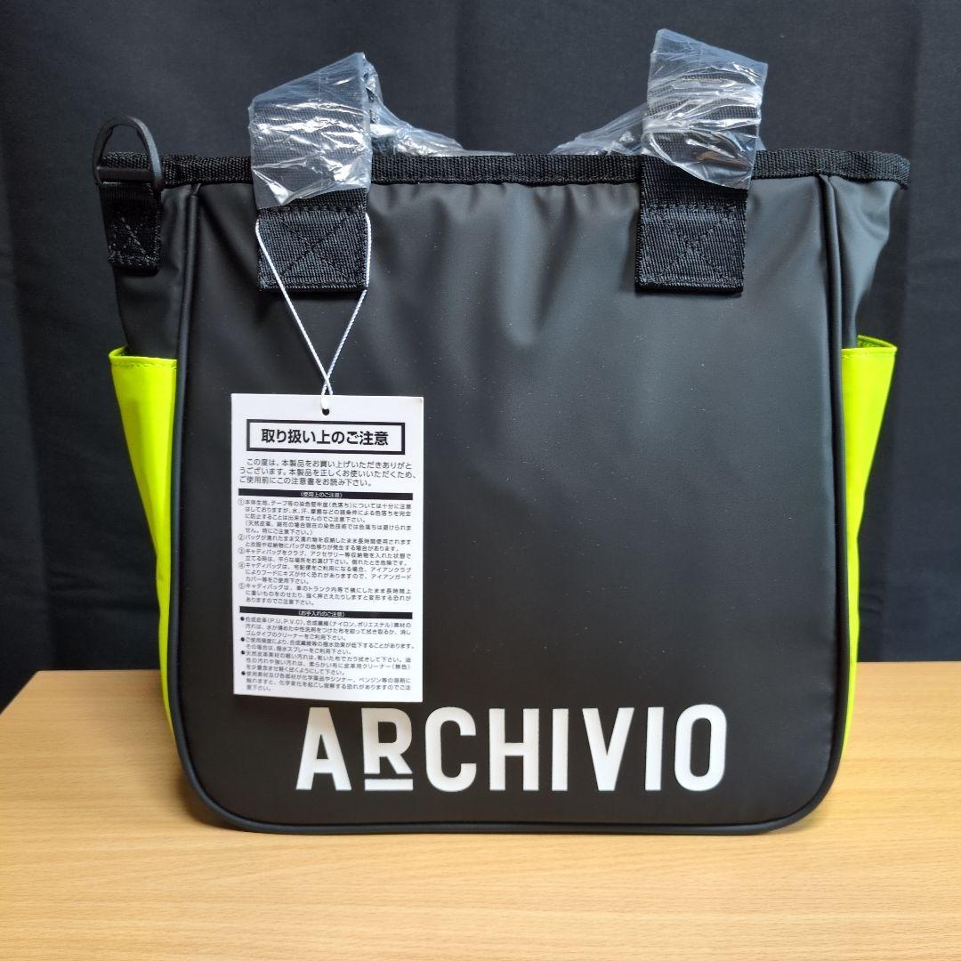 ARCHIVIO アルチビオ カートバッグ トートバッグ ブラックネオンカラー