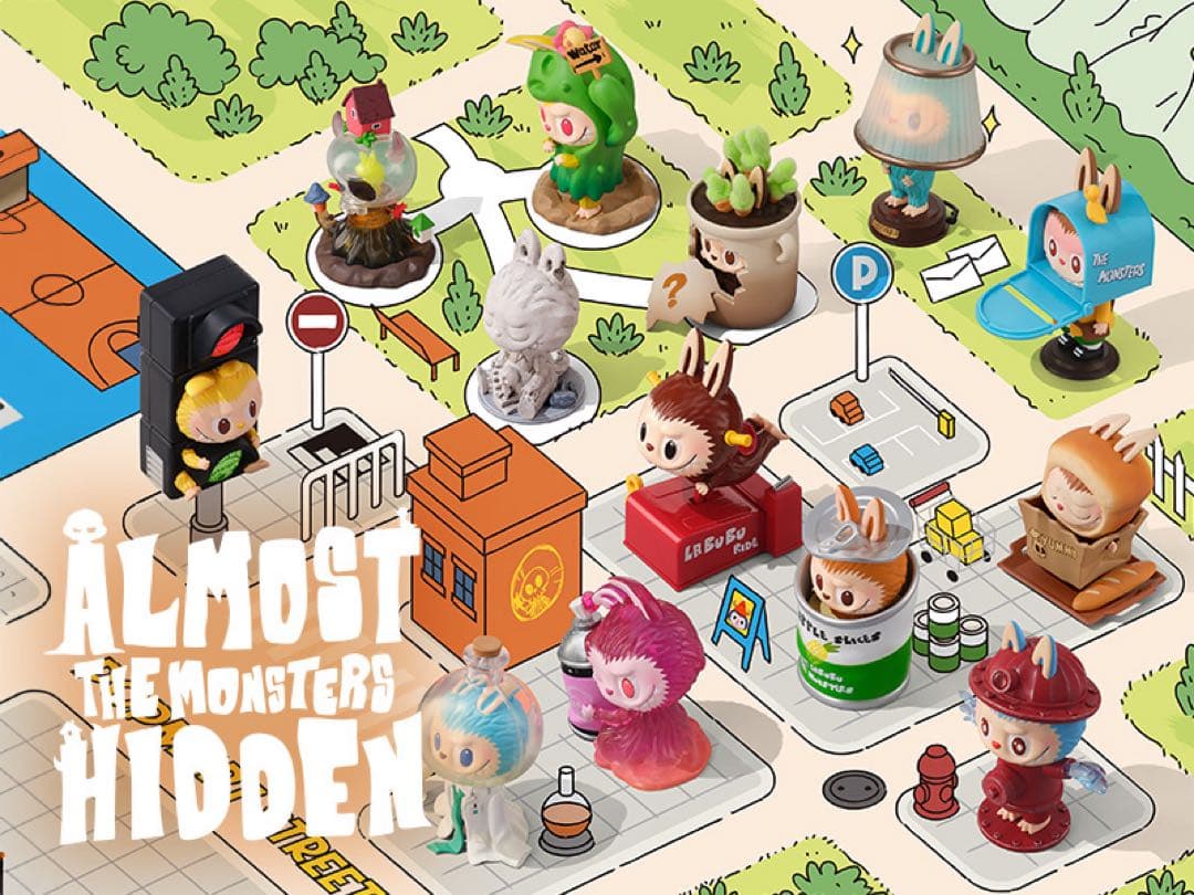 Labubu TheMonstersAlmostHidden 新品未開封ボックス
