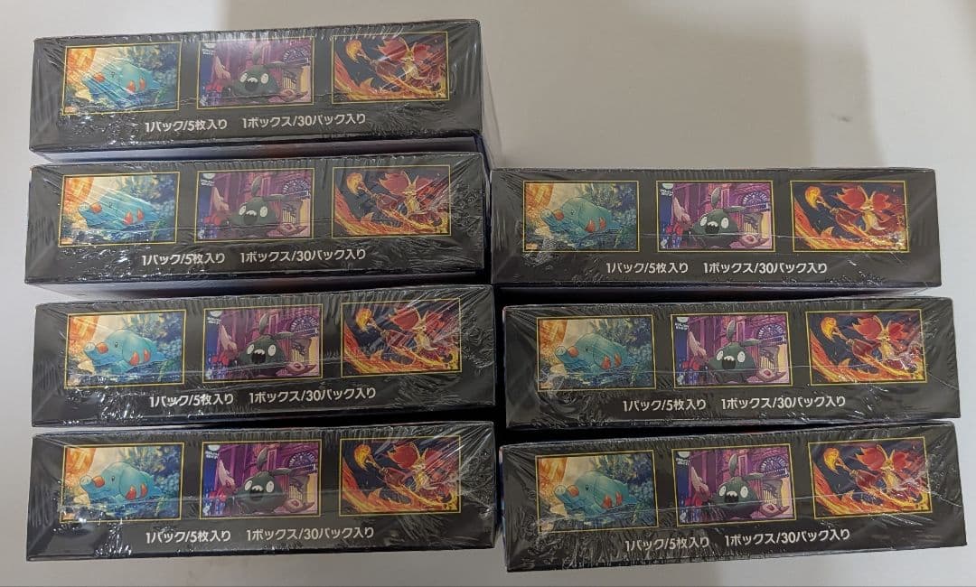【シュリンク付7BOX未開封品】ポケモンカード ニンジャスピナーまとめ売りセット