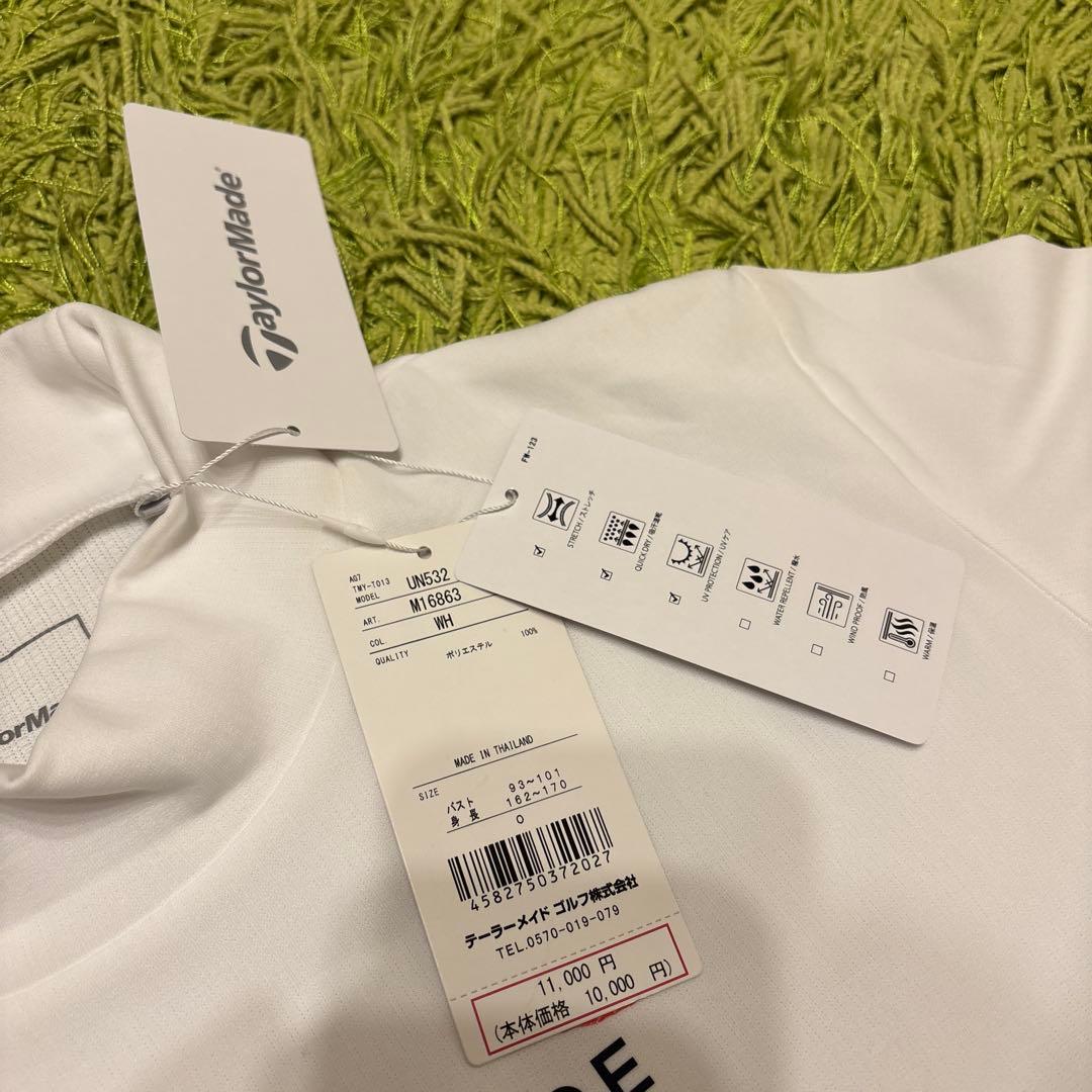 【TaylorMade】XL 新品✨秋ゴルフ　長袖ロゴモックネックトップス