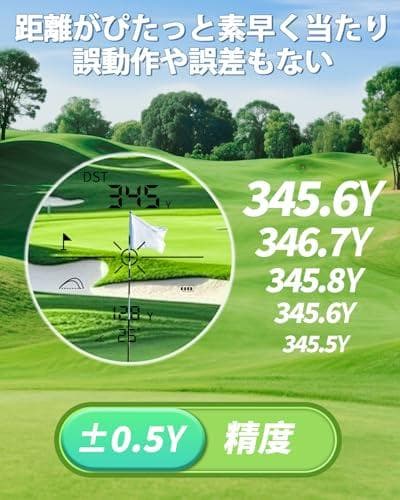 122g ゴルフ 距離計 小型 軽量 レーザー 距離測定器 85%高透過レンズp