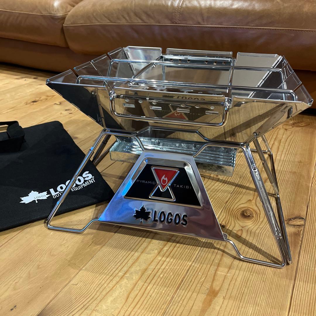 【LOGOS】PYRAMID TAKIBI M/焚き火台/新品/未使用ロゴス