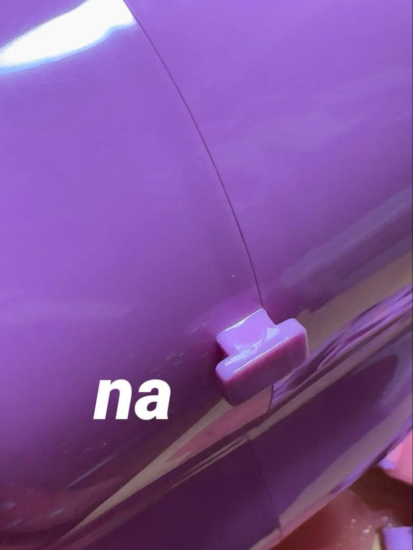 ディズニー　ポップコーンバケット　リボン　パープル　紫