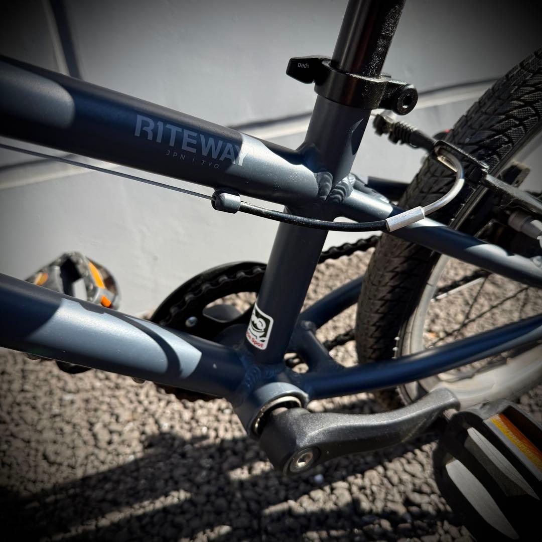 [美品・手渡し] RITEWAY ZIT16 マットブラックグレー