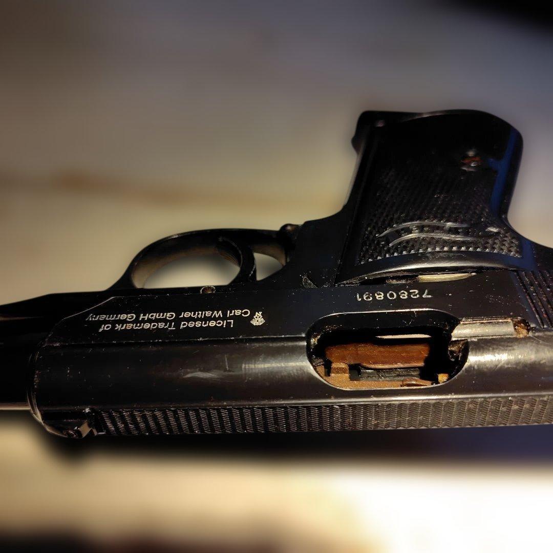 Walther PPK モデルガン ブラック マルシン製　マルゴー箱付き