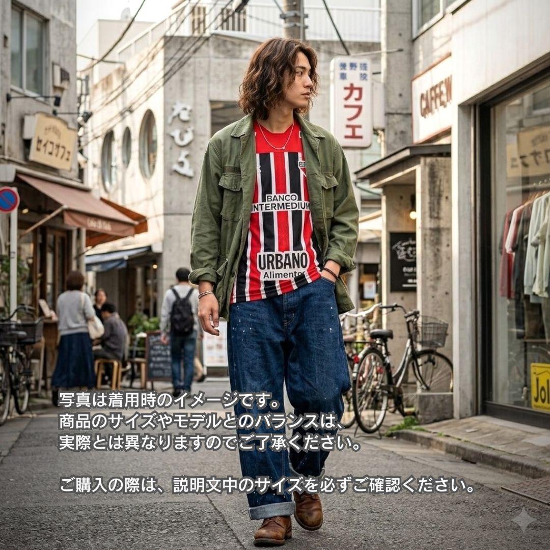 古着　サッカー　ゲームシャツ　ノーブランド　ブラジル　サンパウロ　メンズL相当
