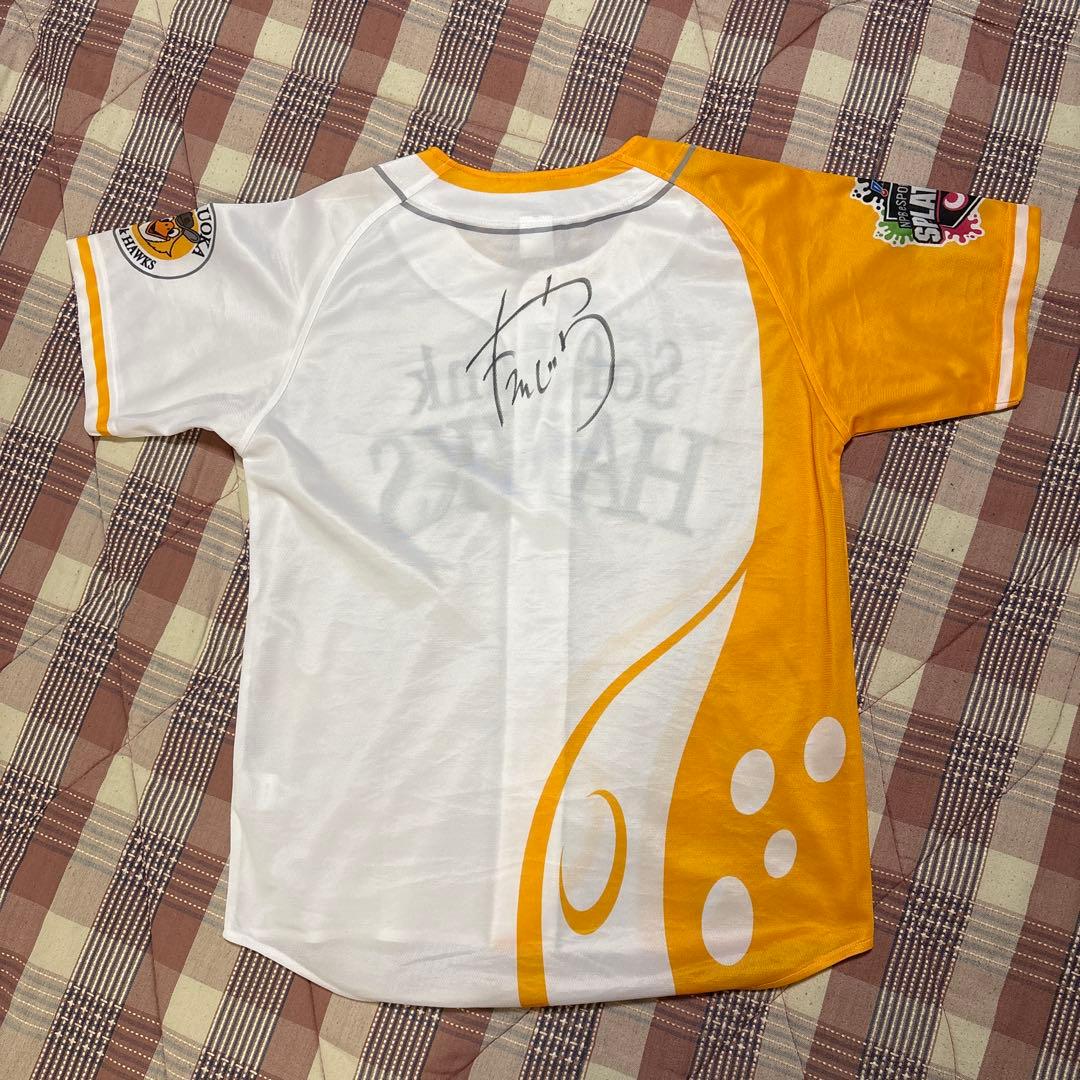 スプラトゥーン NPB eスポーツ 福岡ソフトバンクホークスサイン入ユニフォーム