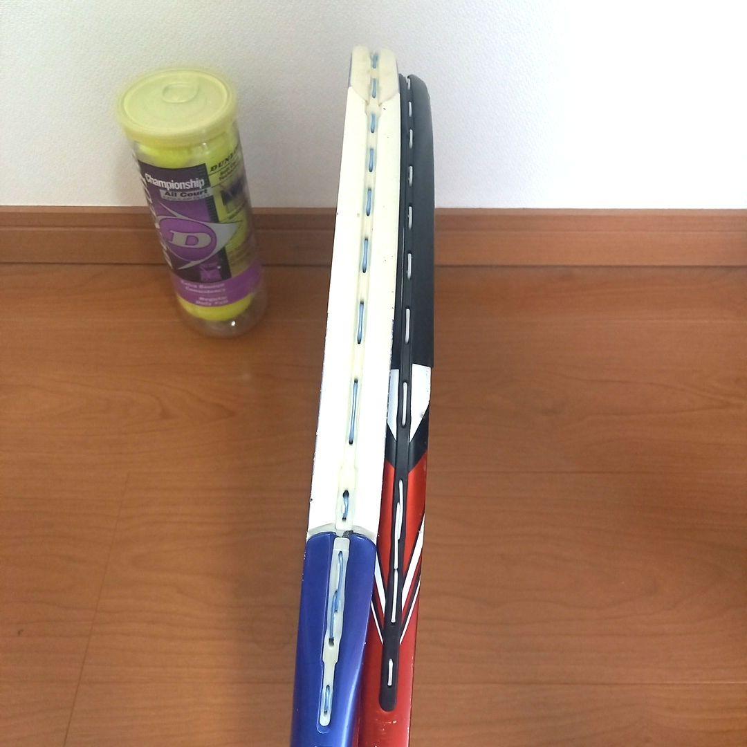 Wilson CODE N4硬式テニスラケット2本セット★テニスボール付き★