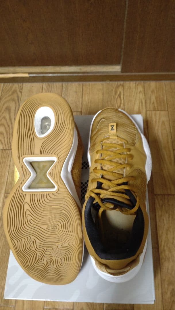 nike　pg5　ゴールド