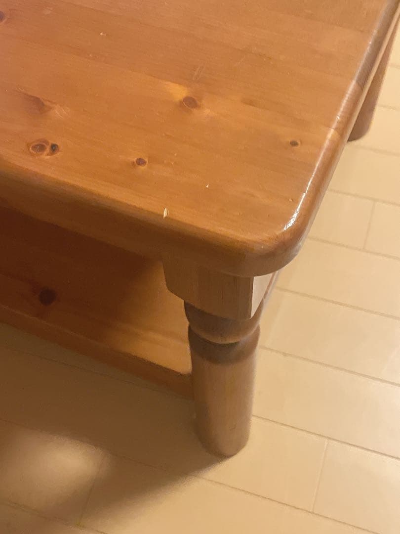 パイン材センターテーブル