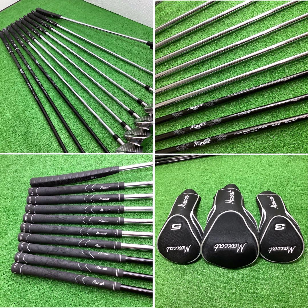 MAXCAT メンズゴルフクラブセット 10本 初心者向け
