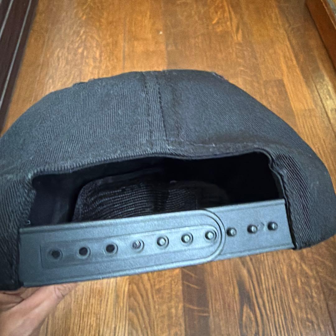 THRASHER USA cap ブラック トラッカーキャップ