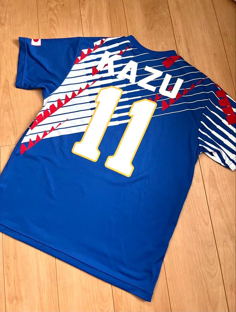 希少サイズ adidas 日本代表 ユニフォーム ドーハ KAZU カズ 11番