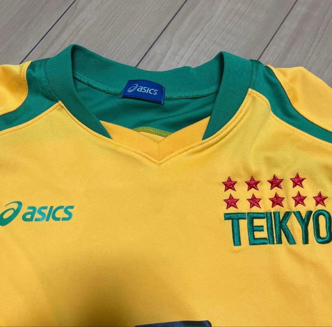 帝京高校　サッカー部公式戦用ユニフォーム　上下セットsize Ｏ