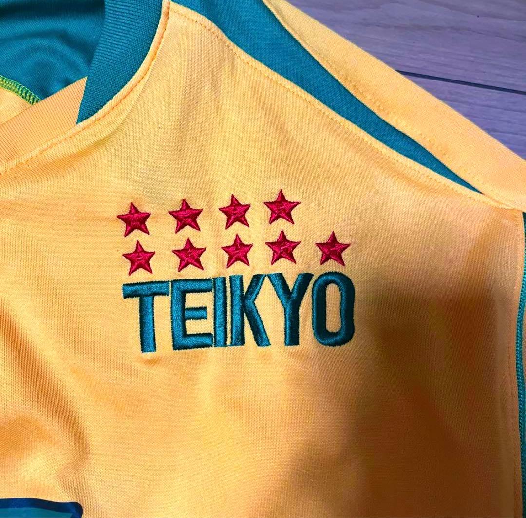 帝京高校　サッカー部公式戦用ユニフォーム　上下セットsize Ｏ
